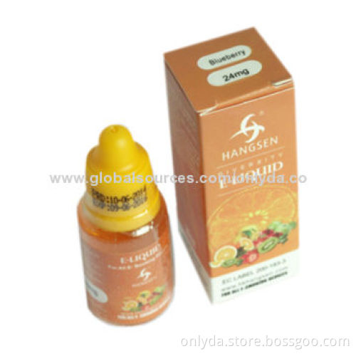 Hangsen Electronic Cigarette E-liquid, Refill Juice, Apple Flavor, 10mL/6mg, FDA Mark